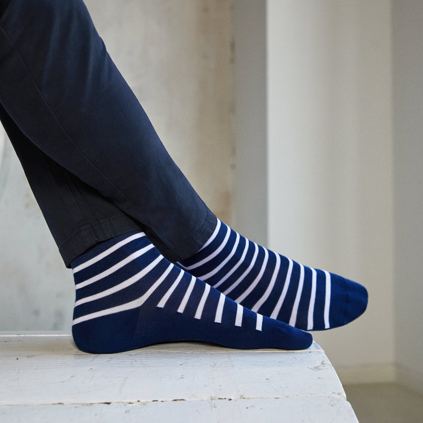 Les chaussettes marinières : le motif incontournable des beaux jours pour toute la famille