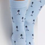 Les phares Armor-lux x Maison Broussaud - chaussettes homme - coton ciel