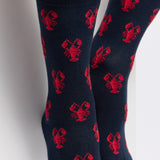 Armor-lux x Maison Broussaud lobster socks - men's socks - navy cotton