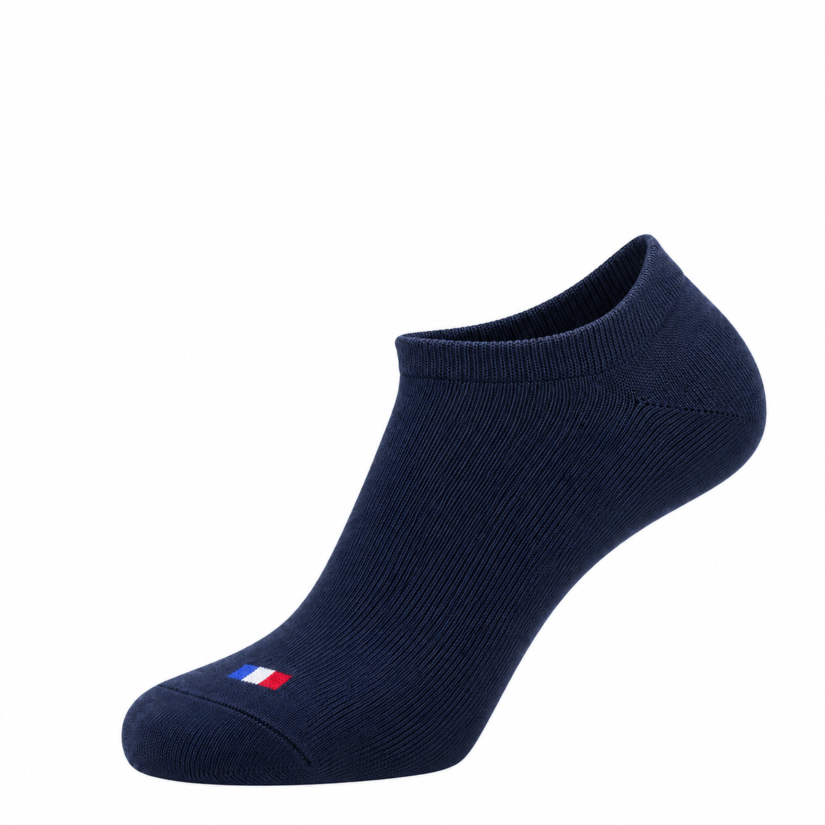 Les Invisibles Flag - men's socks - navy cotton