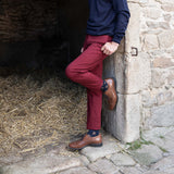 Les Cavaliers - chaussettes homme - coton marine