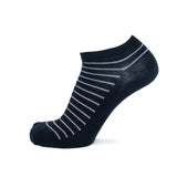 Les rayées - chaussettes homme - coton marine