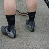 Chaussettes cyclisme - Broussaud Sport - noir-gris