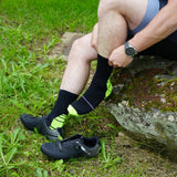 Chaussettes cyclisme - Broussaud Sport - noir-jaune