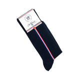 Coffret Elysée x Maison Broussaud baguette cocorico - chaussettes homme - coton marine et rouge