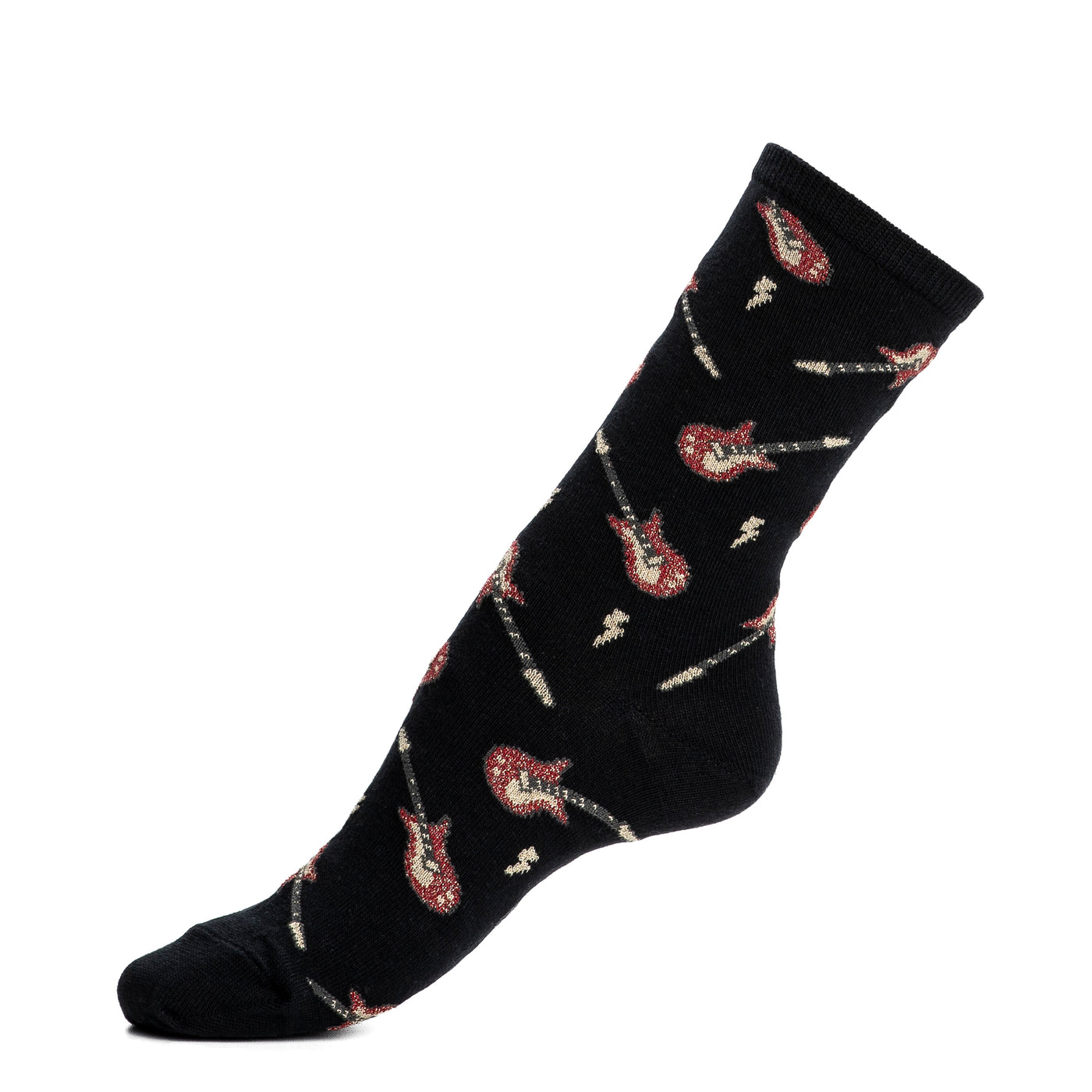Le Bon Marché x Maison Broussaud guitars - women's socks - black cotton