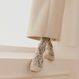 Junon - chaussettes femme - coton gris