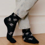 The Birds - Men's Socks - Navy Cotton