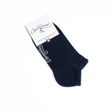 Les Invisibles - chaussettes homme - coton marine