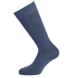 Les unies - chaussettes homme - coton bleu