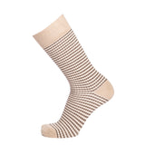 Les Mailles Fantaisies - chaussettes homme - coton beige