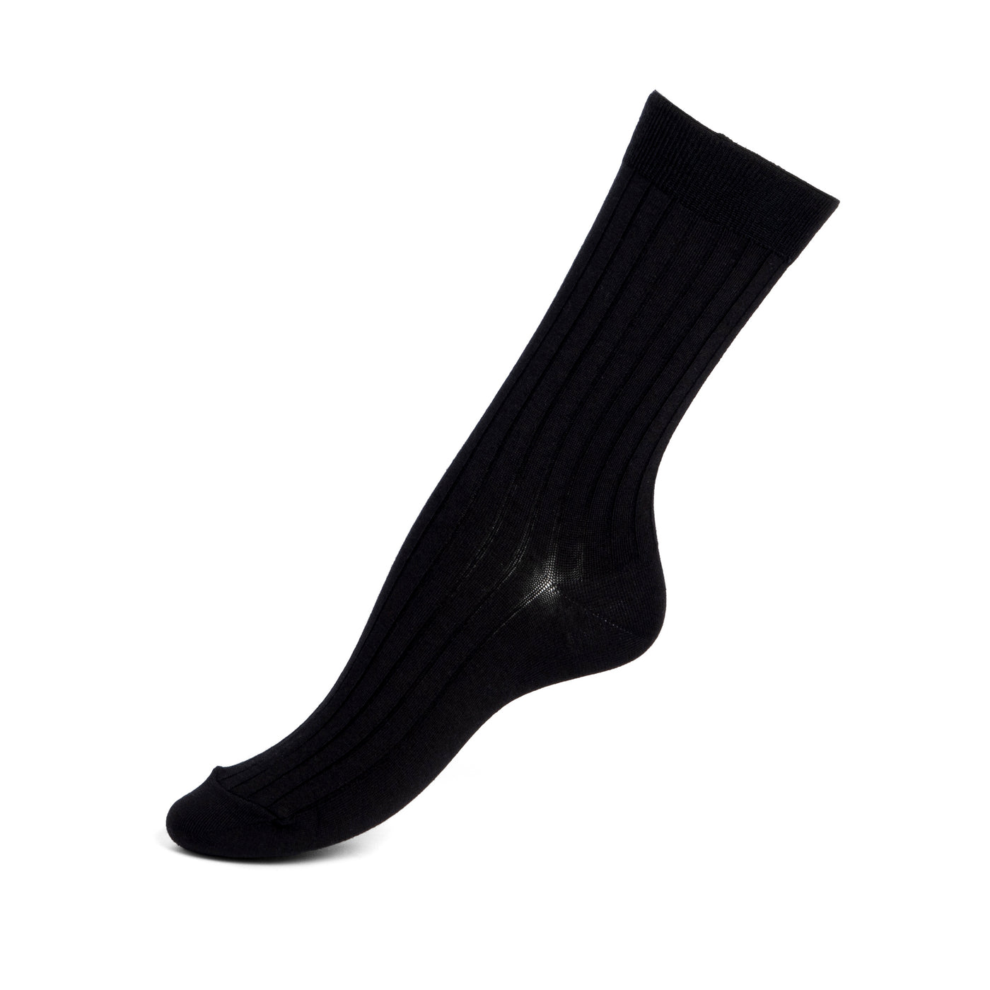 Les Côtes - chaussette femme - coton noir