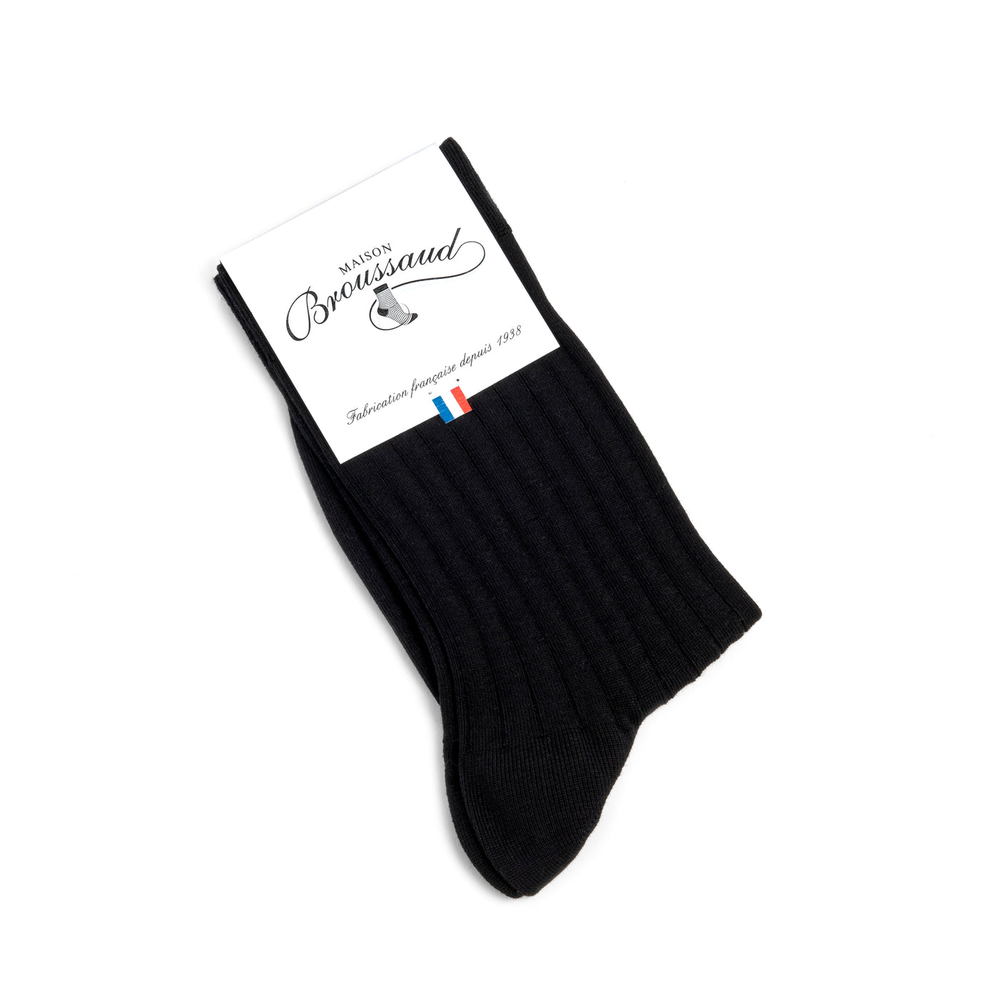 Les Côtes - chaussette femme - coton noir