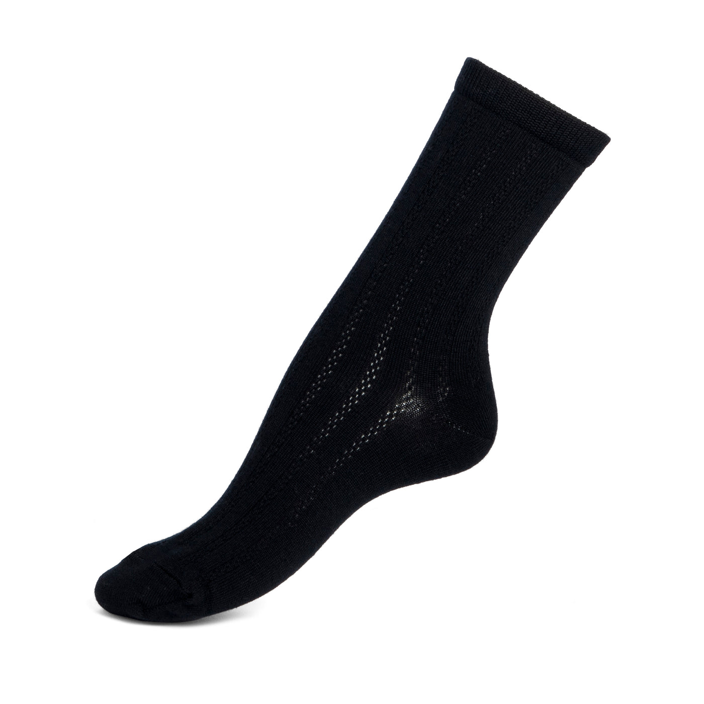 Les Fantaisies - chaussettes femme - laine noire