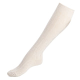 Les Torsades - women's socks - white cotton