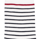 Armor-lux x Maison Broussaud sailor socks - women's socks - ecru cotton navy red
