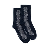 The frieze - women's socks - navy cotton