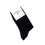 Lace - women's socks - black cotton
