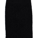 Lace - women's socks - black cotton