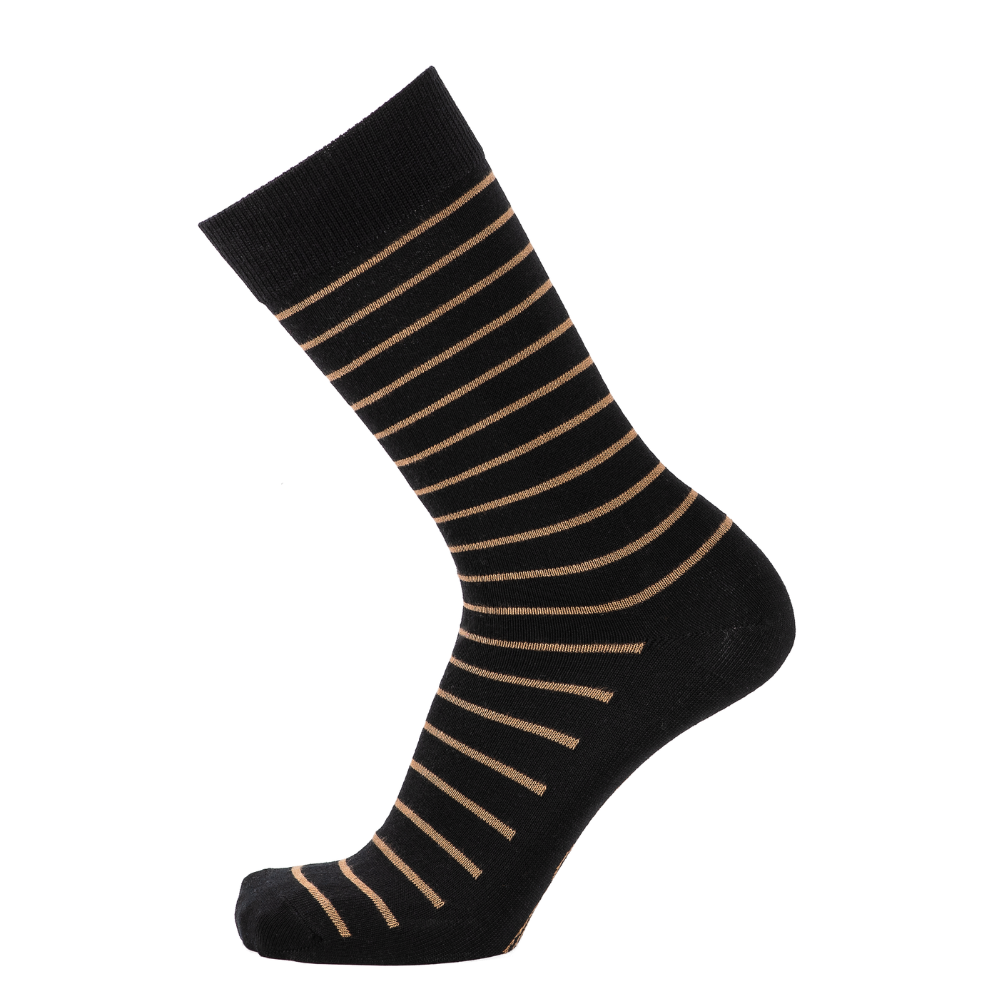 Armor-lux x Maison Broussaud Les marinières - men's socks - mocha black wool