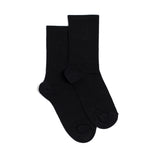 Les rayures - chaussettes femme - coton noir