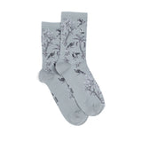 The Tropics - Women's Socks - Gray Cotton