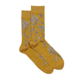 Savannah - men's socks - olive cotton