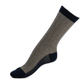 The chevrons - women's socks - navy cotton