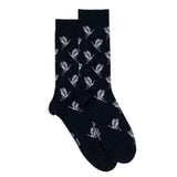 The Birds - Men's Socks - Navy Cotton