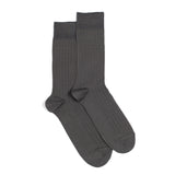 Les fils d'Ecosse - chaussettes homme - coton anthracite