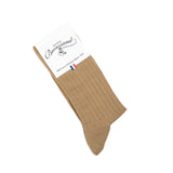 Les fils d'Ecosse - chaussettes homme - coton beige