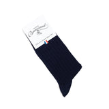 Scottish thread - men's socks - navy cotton