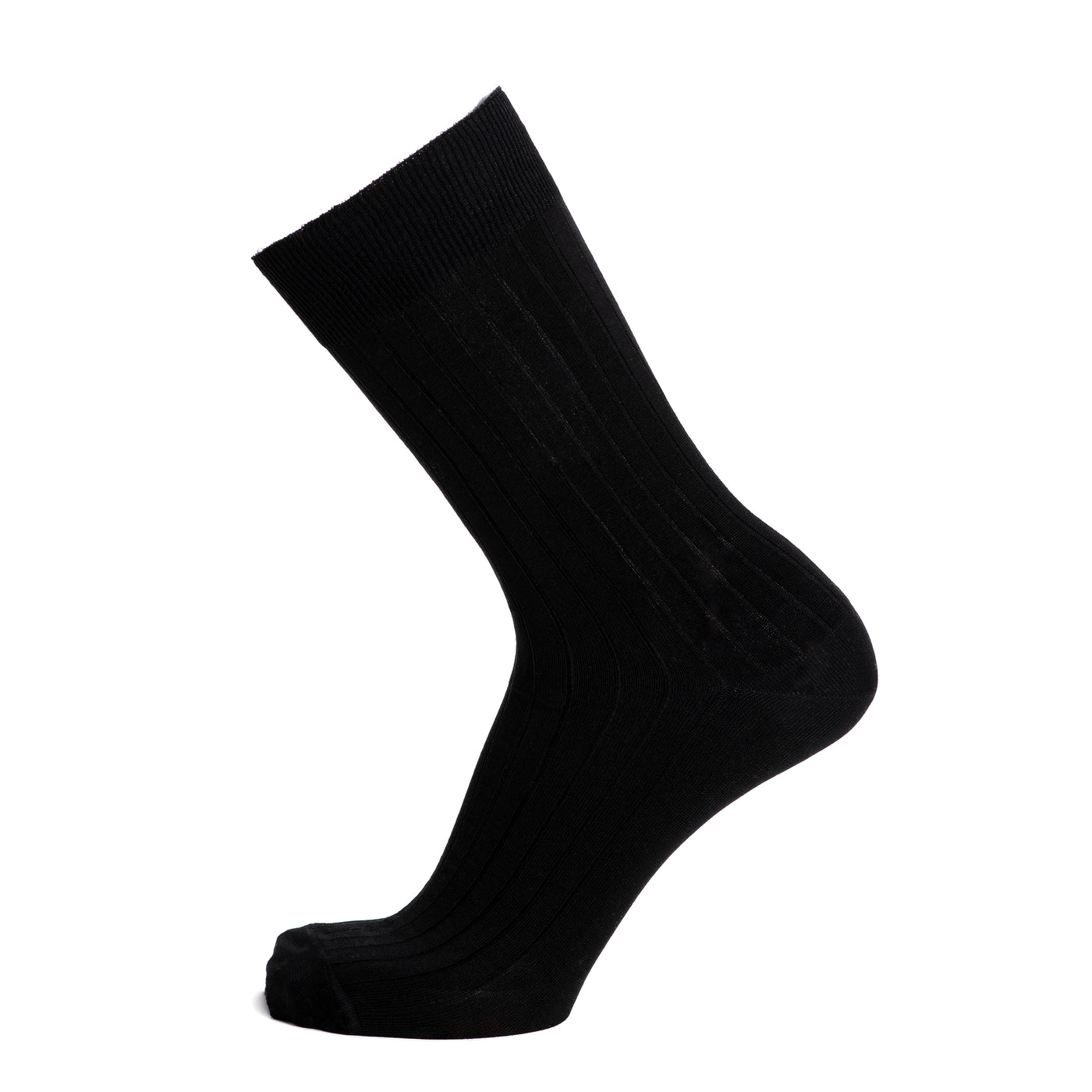 Scottish thread - men's socks - black cotton