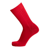 Les fils d'Ecosse - chaussettes homme - coton rouge