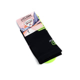 Chaussettes cyclisme - Broussaud Sport - noir-jaune