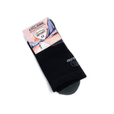Chaussettes cyclisme - Broussaud Sport - noir-gris
