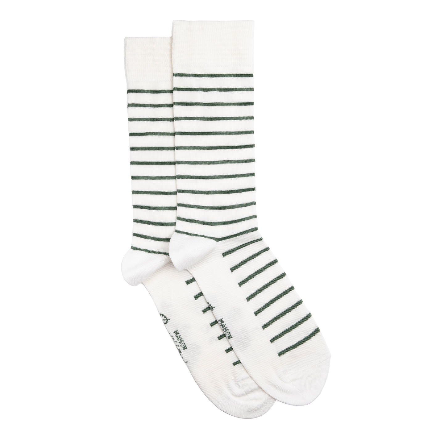 The sailor's shirt - men's socks - white cotton