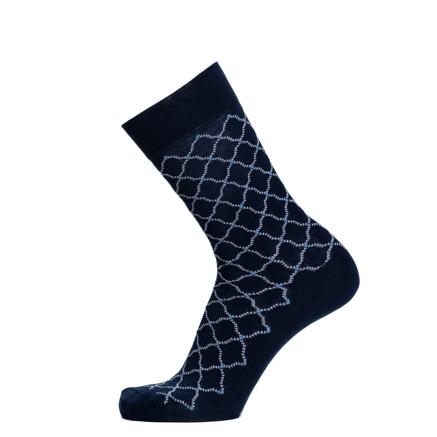 Les Arabesques - Men's Socks - Navy Cotton