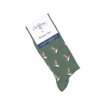 Les voiliers Armor-lux x Maison Broussaud - chaussettes homme - coton kaki