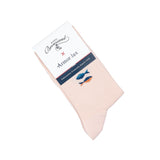 Les poissons Armor-lux x Maison Broussaud - chaussettes femme - coton rose