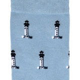 Les phares Armor-lux x Maison Broussaud - chaussettes homme - coton ciel