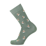 Les voiliers Armor-lux x Maison Broussaud - chaussettes homme - coton kaki