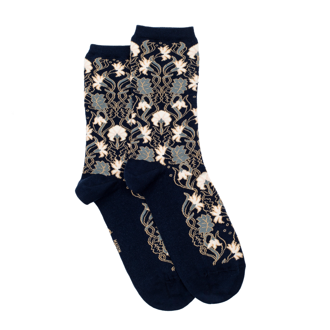 The Carnations – Women’s Socks – Navy Cotton