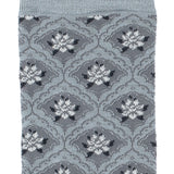 Les éventails - chaussettes femme - coton gris