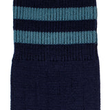 Les Côtes - men's socks - navy blue wool