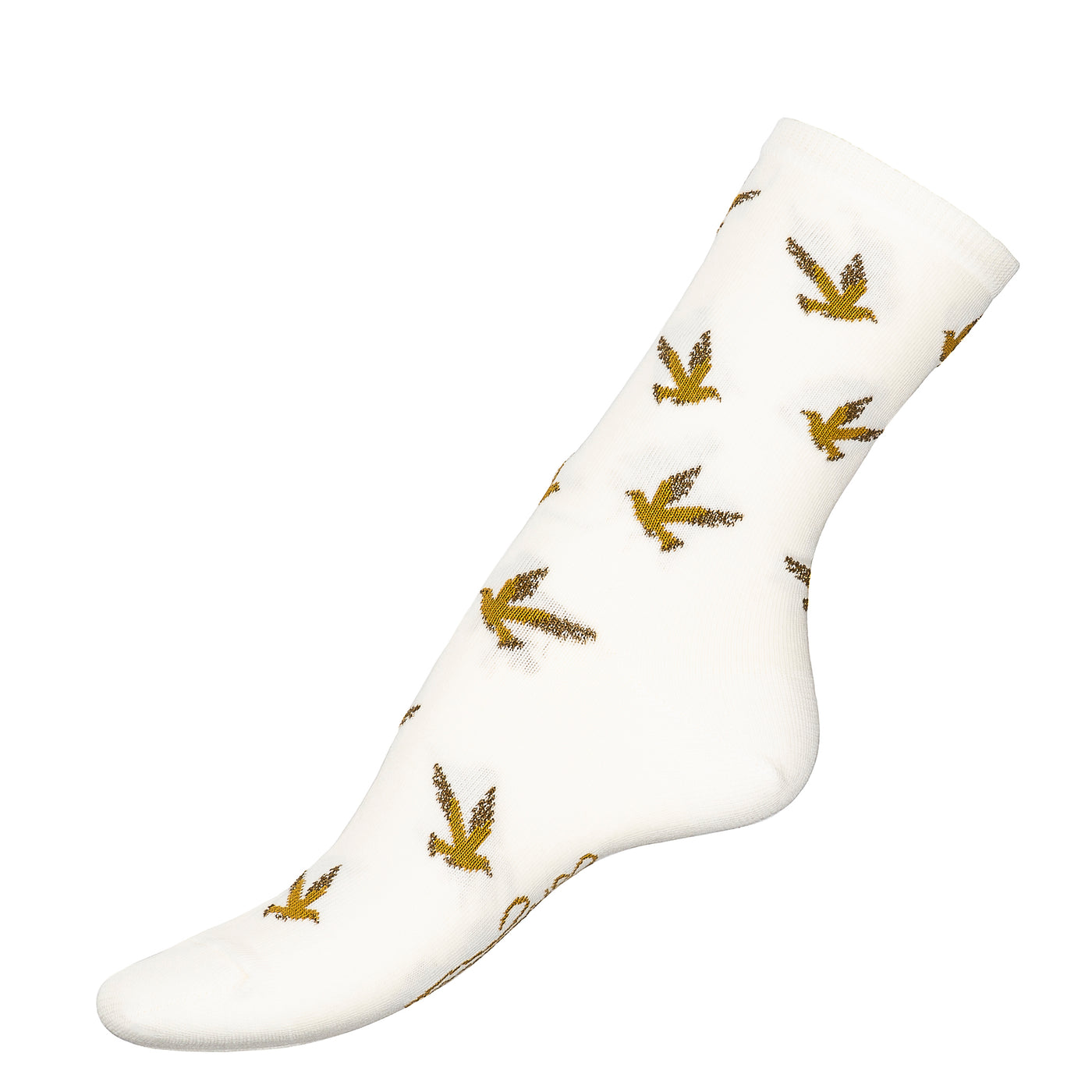 Les Mouettes - chaussettes femme - coton ecru
