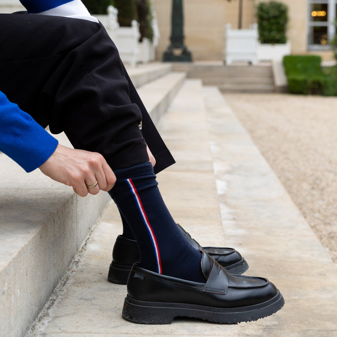 Blue, white and red baguettes - Elysée x Maison Broussaud