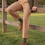 The Partridges – Men’s Socks – Khaki Cotton