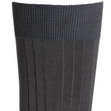 Les fils d'Ecosse - chaussettes homme - coton anthracite