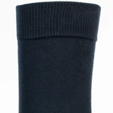 Les unies - chaussettes homme - coton marine